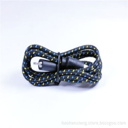 Round Fabric Braided Transfer Nylon Data Cable